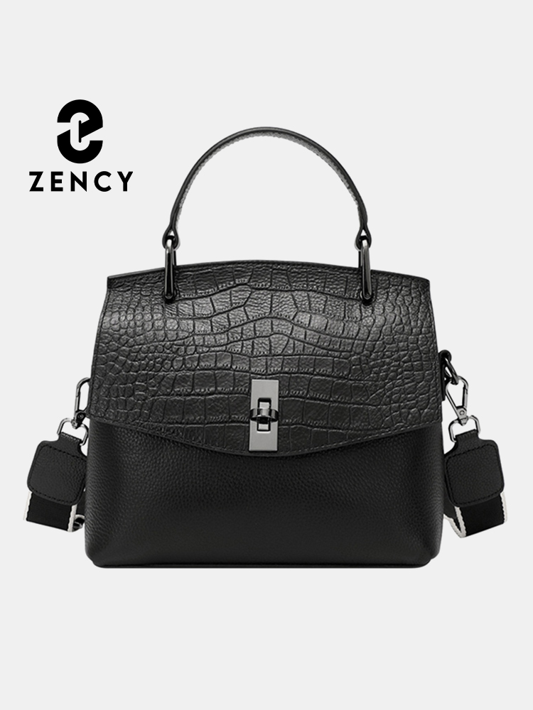 Luxury Bags Leather - Zency Genuine Leather Women's Handbag Stone