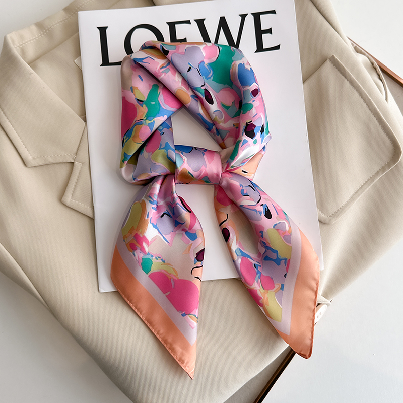 Luxury Floral Print Square Sil - Luxury Bags China 评论和价格